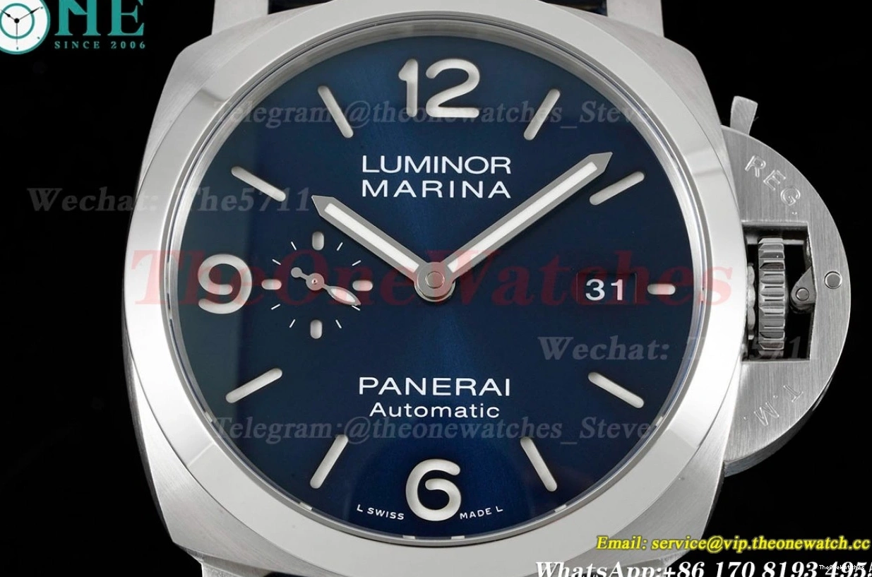 LE A9010 Dial PAM1313 44mm TTF Luminor SS Blue 0120